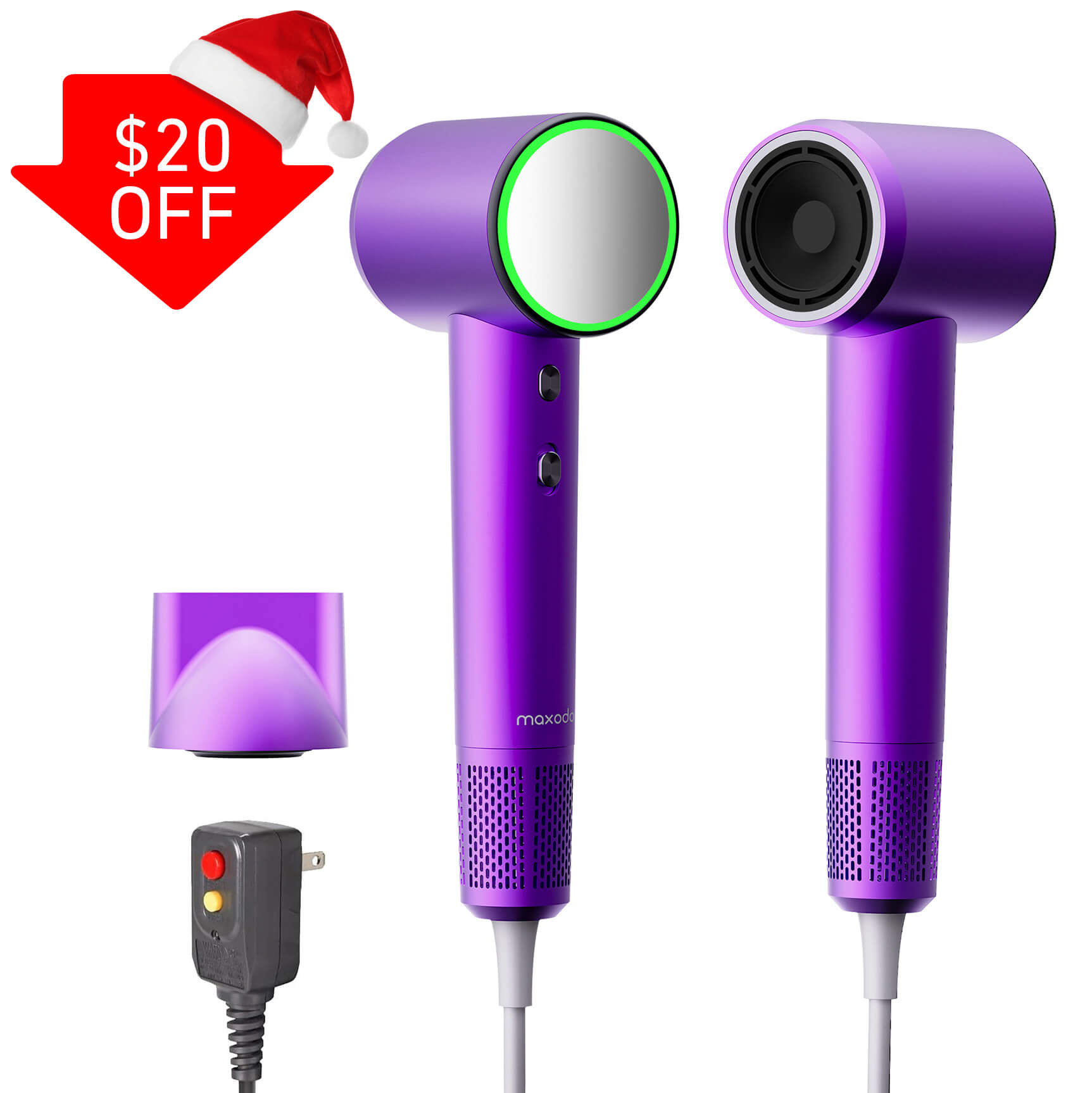 Ionic Hair Dryer, Purple