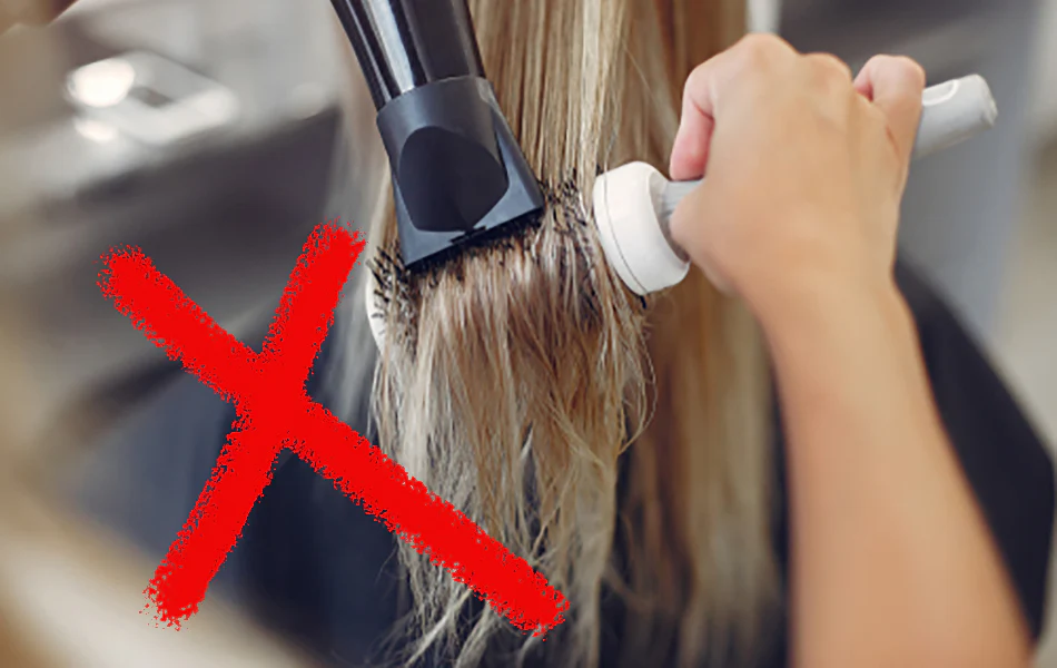 blow-drying mistakes