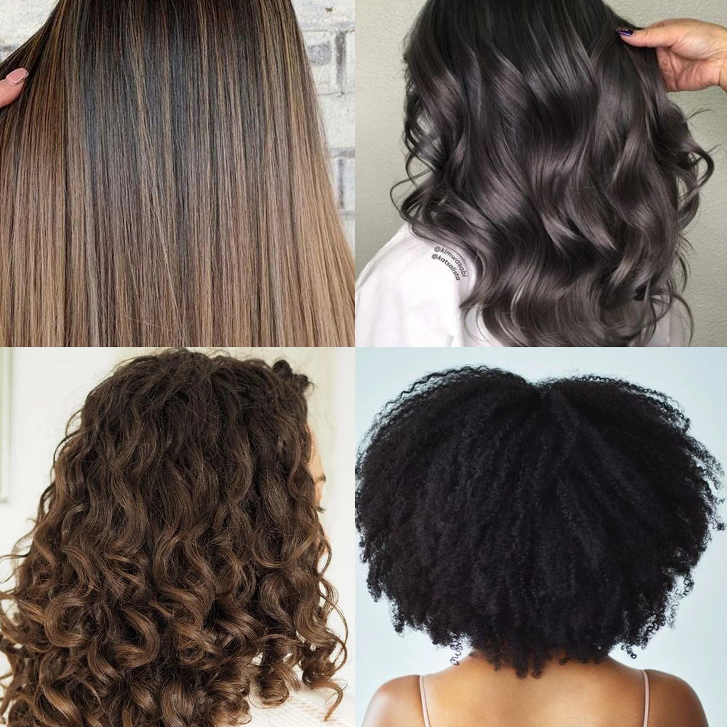 different hair types