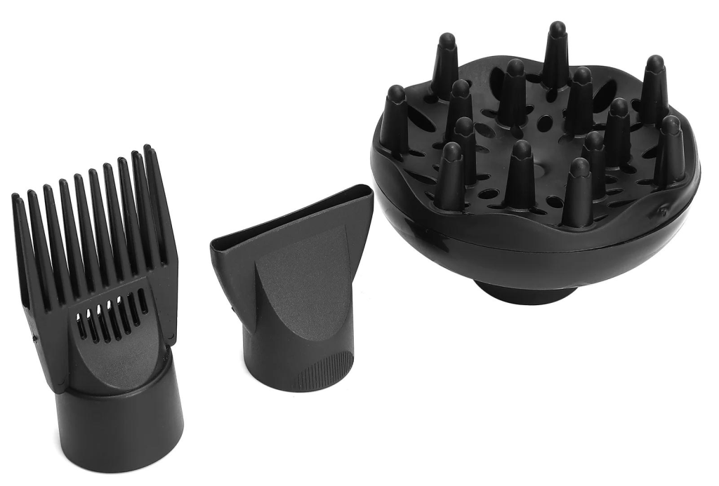 Maxodo Diffusers for curly hair and a concentrator nozzle for precise styling