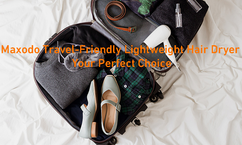 Maxodo Travel-Friendly Lightweight Hair Dryer