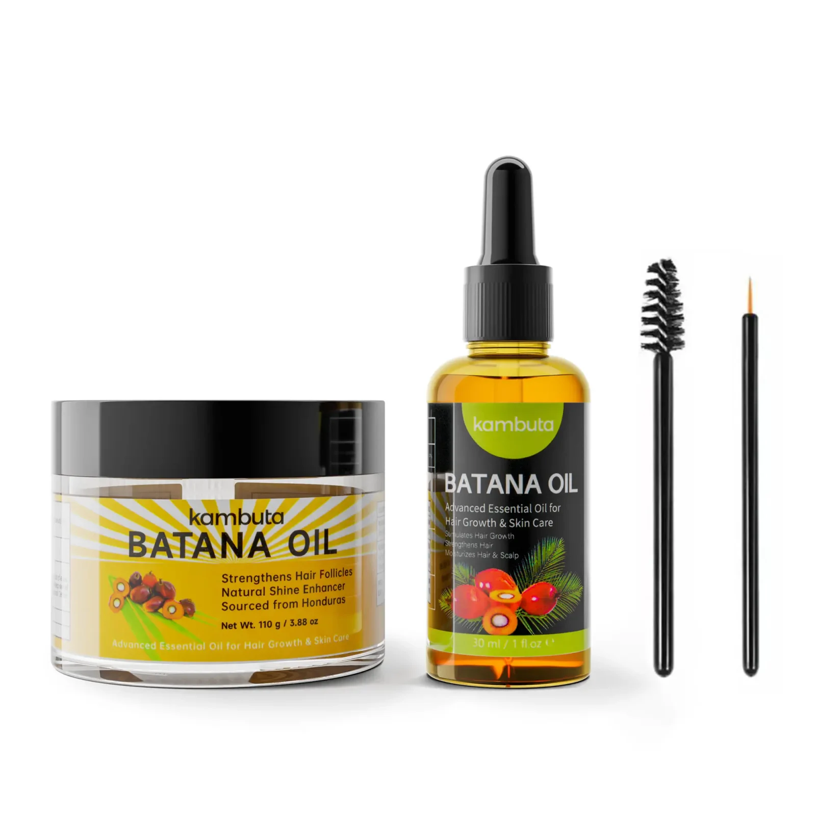 Hair Growth Oil & Mask Care Set – Batana & Rosemary Oil