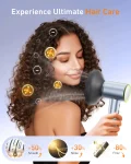 Ionic Hair Dryer with Diffuser, Blue – experience-Ultimate Hair Care